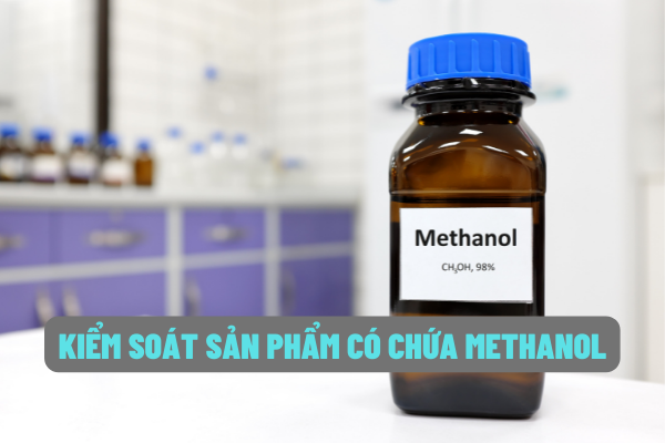 Controlling the facilities of wholesaling, retailing pharmaceuticals trading products containing Methanol